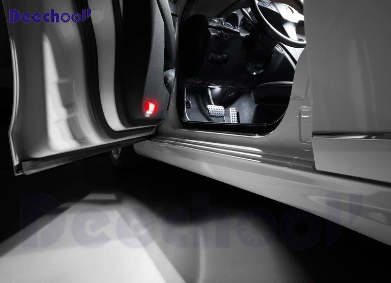 Чисто белые светодиодные с Canbus освещение салона автомобиля фары комплект лампы