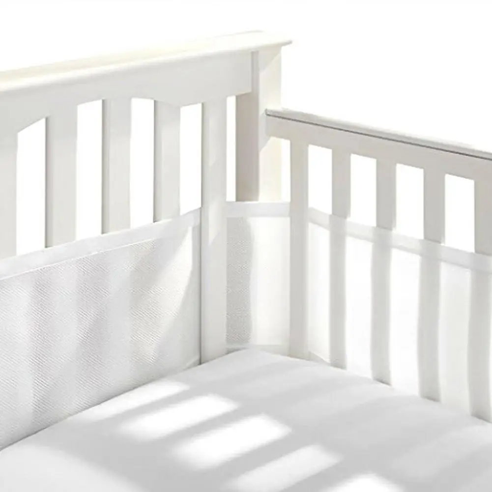 Летние дышащие бамперы для детской кроватки 2 шт./компл. защитные комплекты