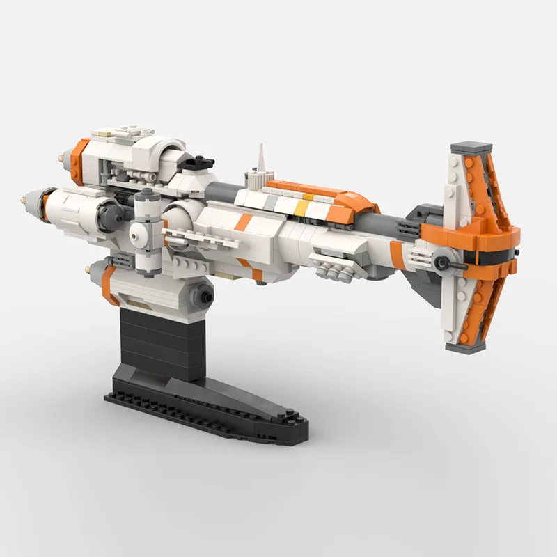 

MOC Assault ship Light Cruiser TIE Modified Interceptor Y Wing Starfighters-Rebellion Space Wars Building Blocks Toys Kids