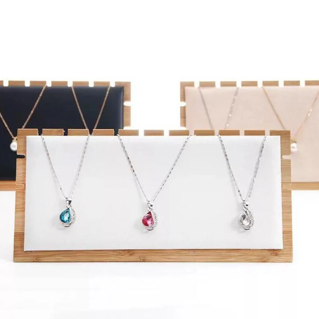 Подставка органайзер для ювелирных изделий из бамбукового дерева|Упаковка и