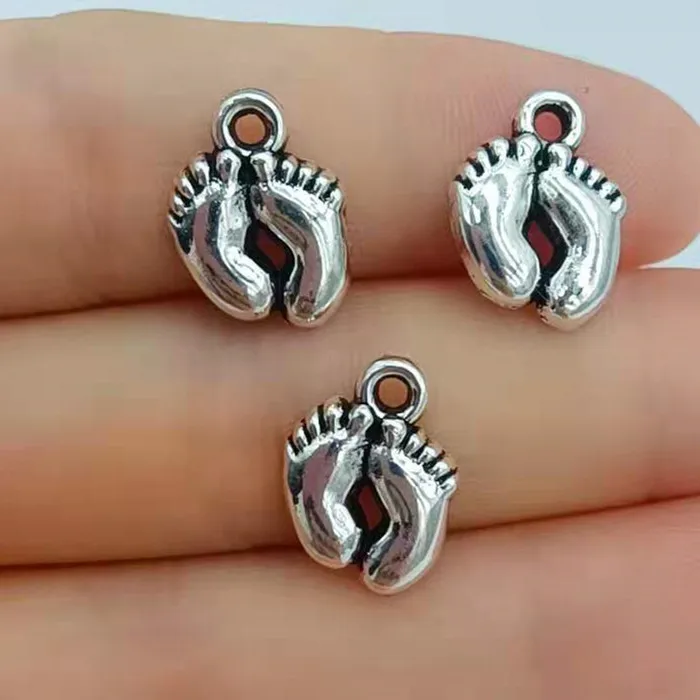 20 шт. винтажные подвески для ног 14 х11 мм | Украшения и аксессуары