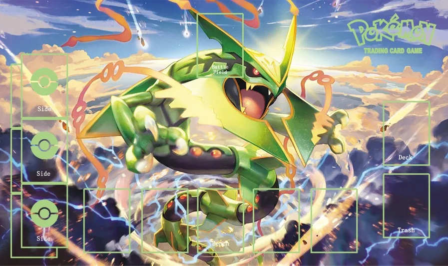 Аксессуары Takara Tomy PTCG Покемон карточка настольная игра игровой коврик Rayquaza