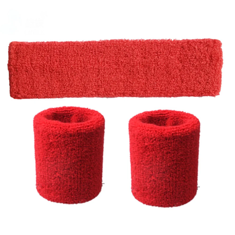

Unisex Outdoors Sports Supplies Wrist Guard Elastic Protective Cycling Sweat Absorption Head Band Gym