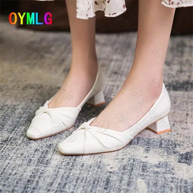 

2021 spring and autumn new women's shoes fairy style single shoes women fluttering shallow mouth cowhide Mary Jane shoes heels