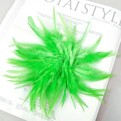 Fistyle окрашенные Петух Coque седло перо мягкий и легкий для костюмов шляпы домашний