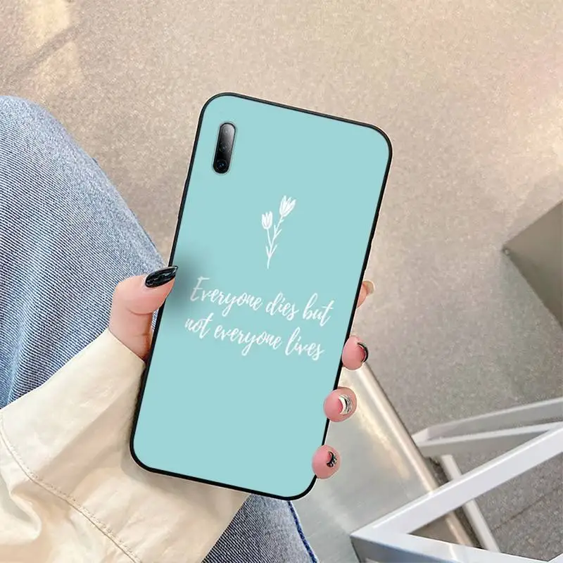 

Simple daily reminder phrases Phone Case for redmi 6A 4X 7 7A 9 8A 5Plus Note 4 5 7 8T 9pro cover