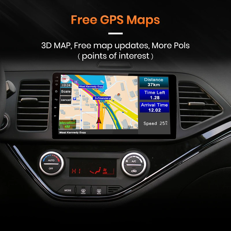 Автомагнитола AWESAFE PX9 для KIA мультимедийный видеоплеер на Android 2011 2012 2013 с GPS