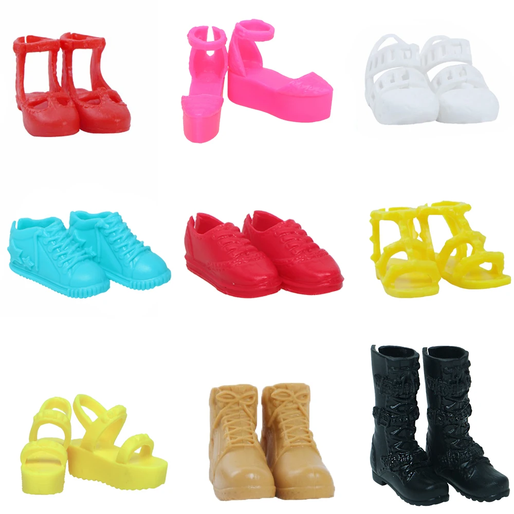 1 пара Высококачественная кукольная обувь для куклы Барби разноцветная