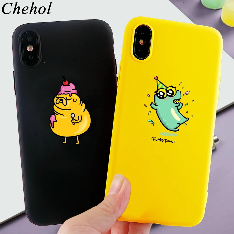 Забавный мультяшный Чехол для мобильного телефона s IPhone 11 Pro 8 7 6s Plus X XS чехол MAX XR