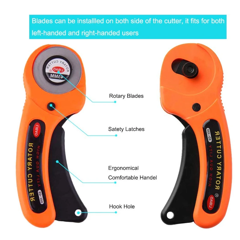 45 мм ткань круговая стежка резки лоскутное кожевенное ремесло швейный