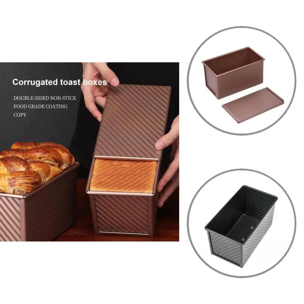 

Toast Mold Attractive Easy to Demold Smooth Surface Toast Mold Heat-resistant Portable Bread Baking Mold