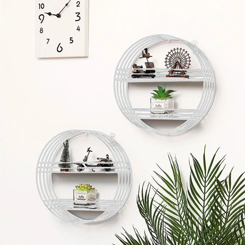 Железная настенная полка в скандинавском стиле Ins деревянные стеллажи для