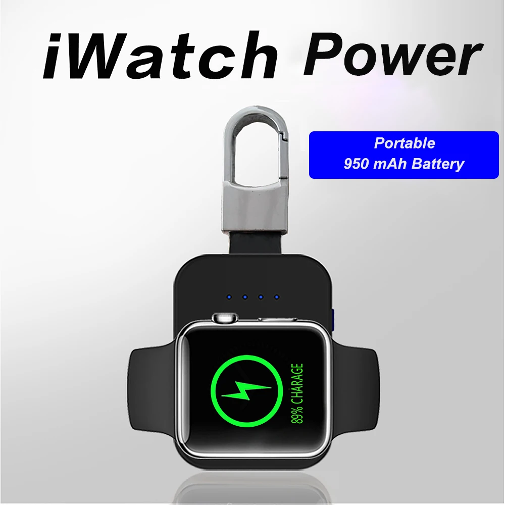 N19 для iWatch портативное мини беспроводное зарядное устройство светодиодный