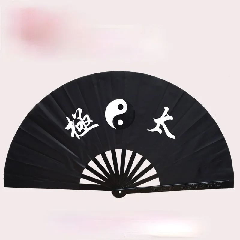 

Tai Chi Fan 35cm Stainless Steel Kung Fu Ventilator Morning Exercise Senior Martial Arts Taiji Ventilateur Show Iron Fan Taichi