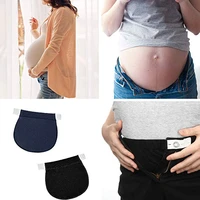 adjustable elastic maternity pregnancy support waistband belt waist extender clothing pants for pregnant sewing accessories