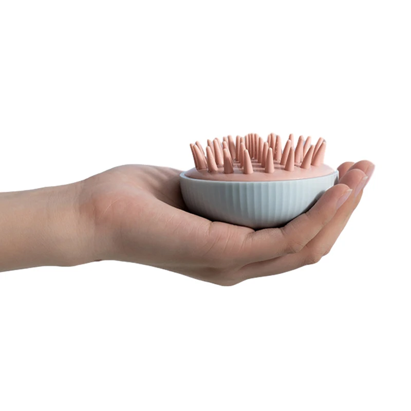 

Comb Handheld Silicone Scalp Shampoo Massage Brush Hair Washing Combs Air Cushion Comb Anti-dandruff Hair Brush for Head Spa