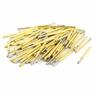 

100 Pieces P125-A2 2.5mm Concave Tip Spring PCB Testing Contact Probes Pin