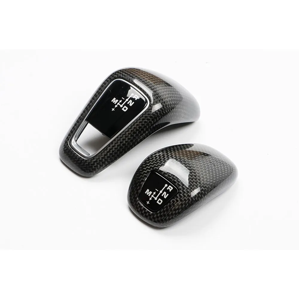 

Gear shift knob decoration cover trim for porsche panamera 971 2018-2019 cayenne 9YA 2017-2019 carbon fiber interior replace