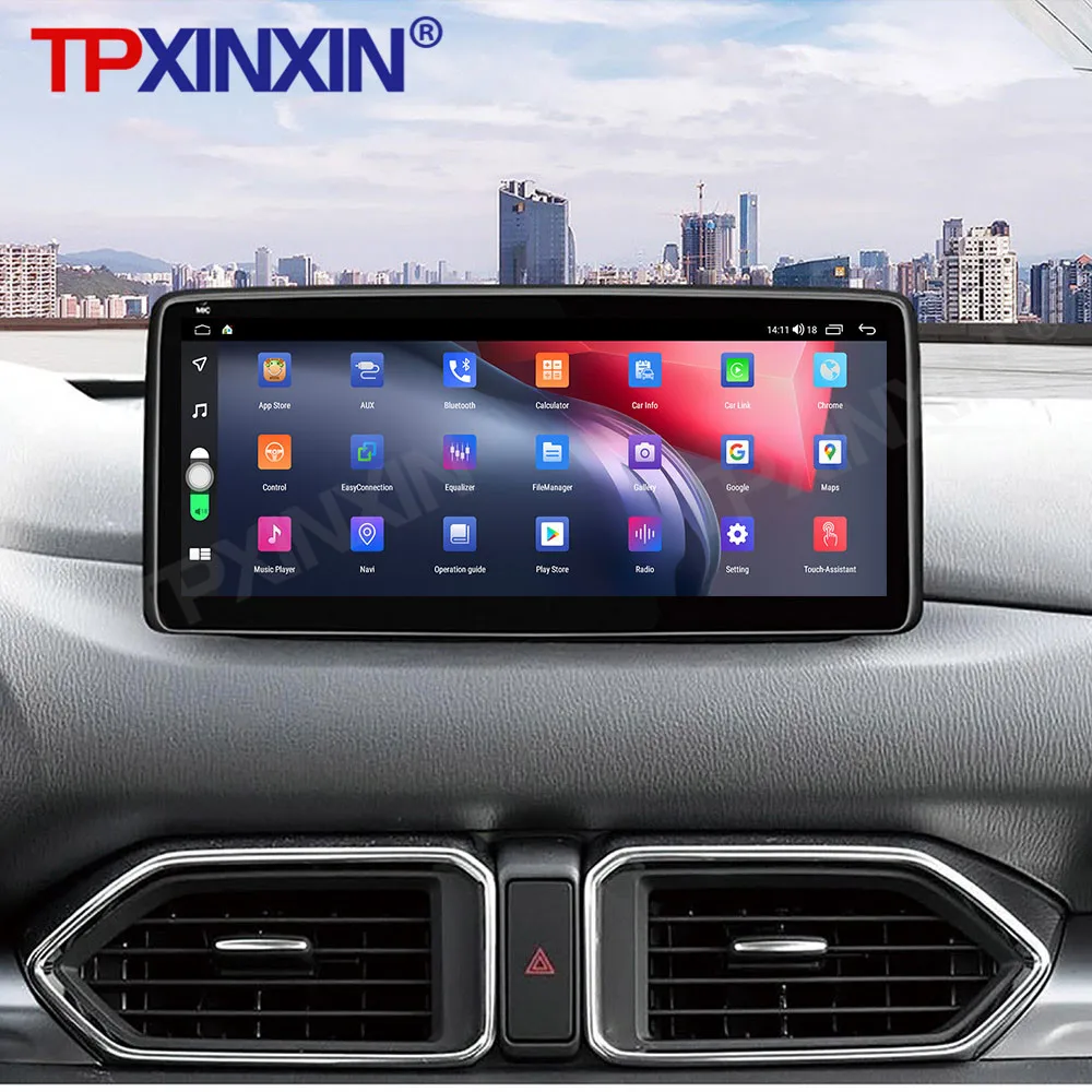 구매 안드로이드 10 6 + 128G ROM 마즈다 Cx-5 2017 + 자동차 라디오 플레이어 멀티미디어 GPS 네비게이션 스테레오 Headunit 무선 Carplay