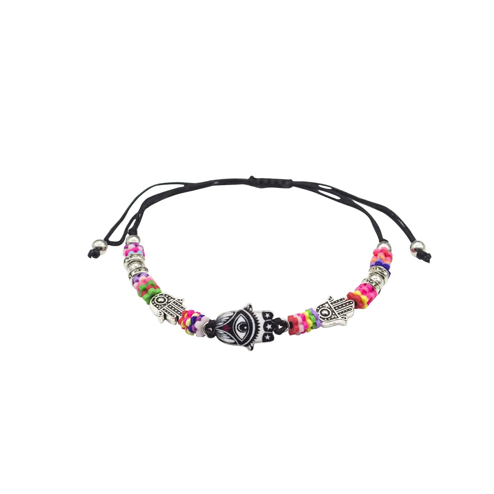 Bohemian Alloy Soft Ceramic Animal Woven Children's Bracelet 12 Bracelets Set For Women Jewelry Accessories Украшения Женские |