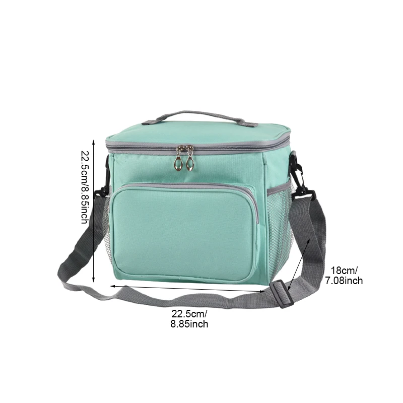 

Thermal Insulated Cooler Bags Large Women Men Picnic Lunch Bento Box Trips BBQ Meal Ice Zip Pack Accessories Supplies Products