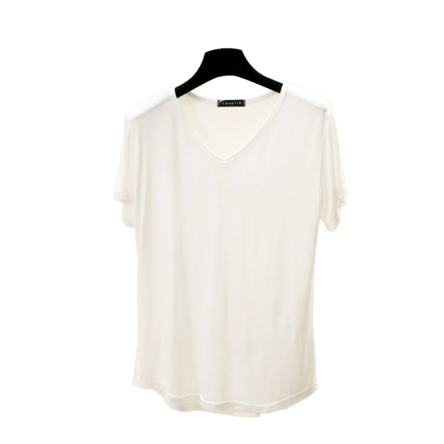 

Свободная Женская рубашка SHUCHAN, Базовый стиль, женская рубашка с V-образным вырезом и коротким рукавом, свободная летняя одежда, Женская футб...