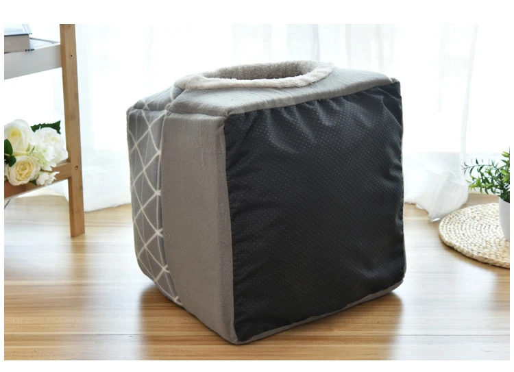 Портативная кровать для кошек милая домашних животных теплая спальный мешок