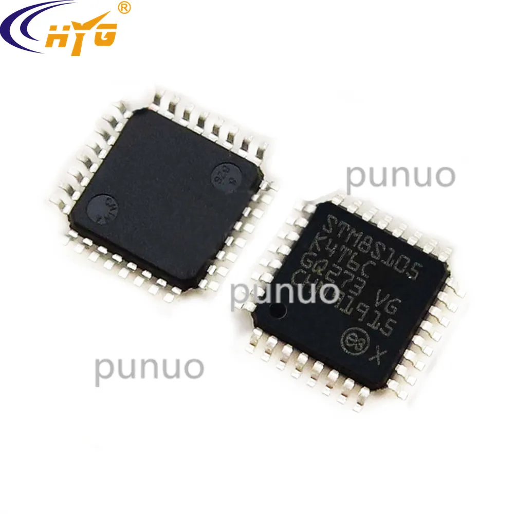 Оригинальный аутентичный STM8S105K4T6C Инкапсуляция LQFP32 линия доступа 8bit MCU 32Kb