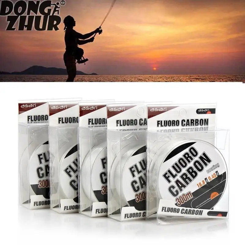 300 м Япония углеродное волокно покрытие летающая рыболовная леска ударная