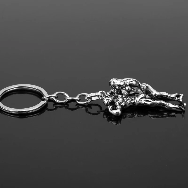 Брелок с подвеской для бодибилдинга модный эмалированный мужской и женский