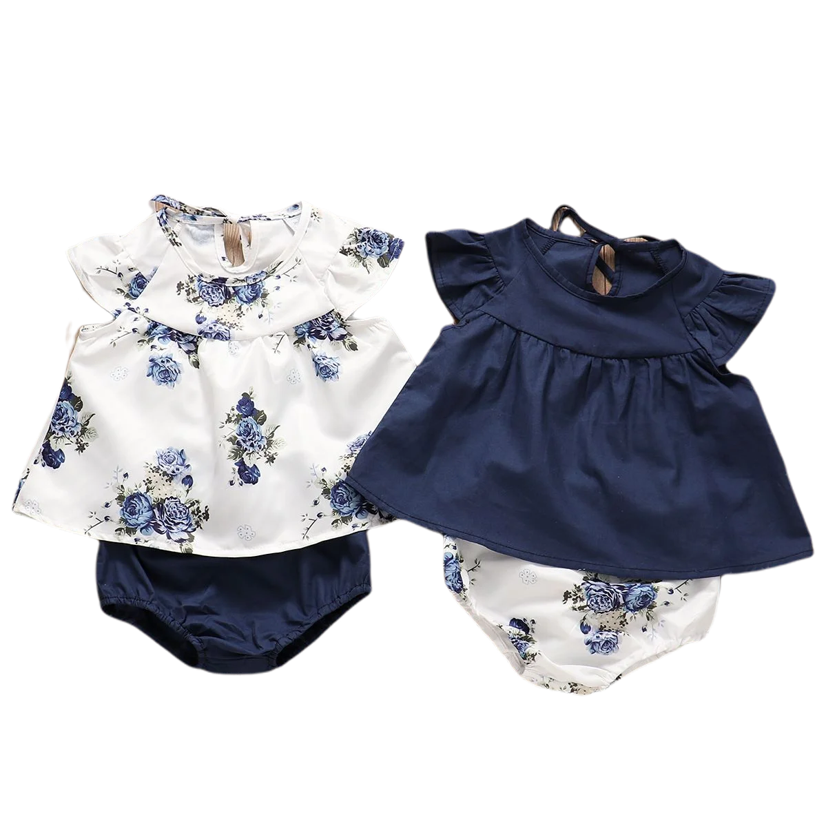 

2Pcs Cute Infant Newborn Baby Girl Clothing Summer T-shirt+Shorts Toddler Babies Sets Outfits