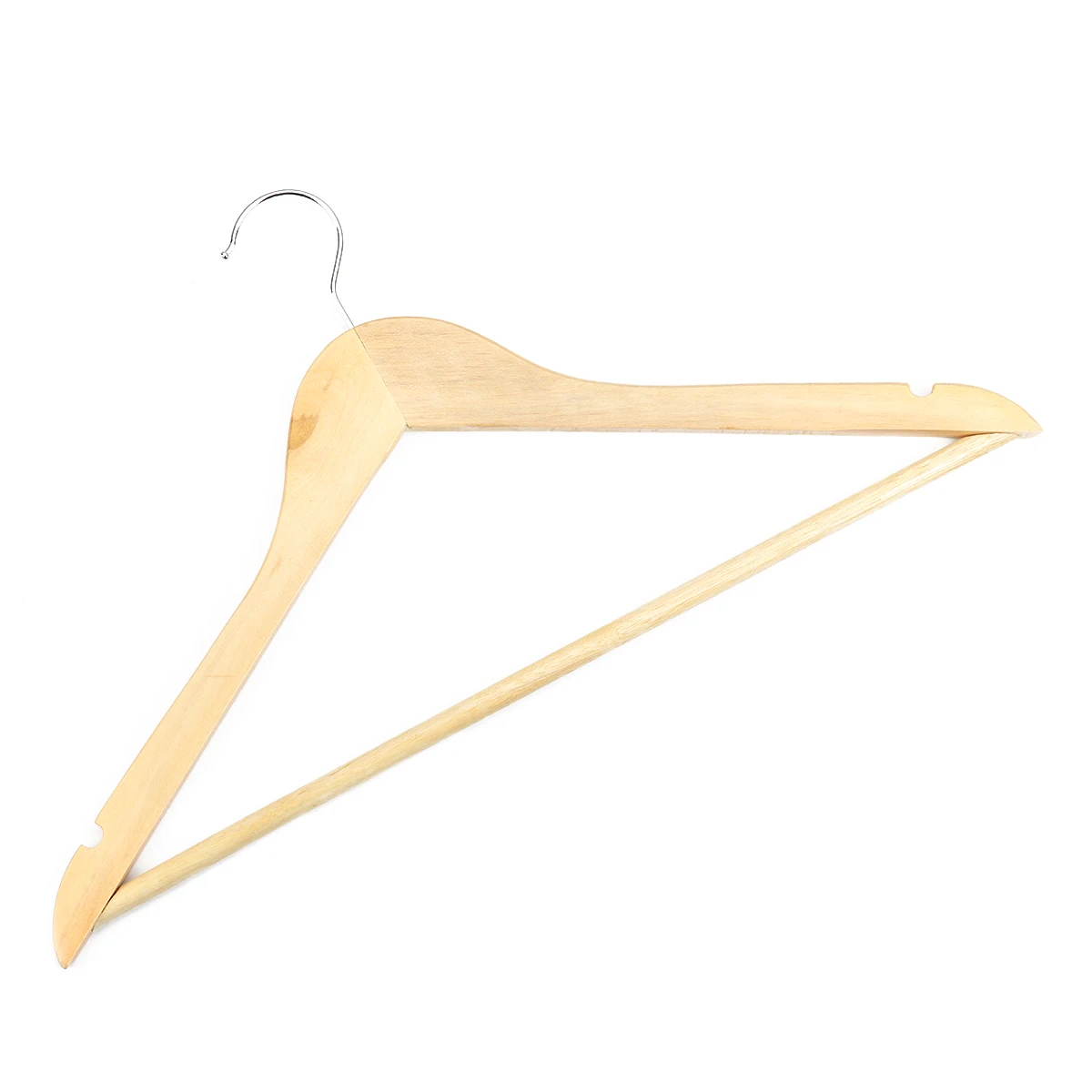 

1 PC Multi-functional Natural Wooden Clothes Storage Hangers No Slip No Deformed Wardrobe Hanger Coat Trousers Organizer Rack