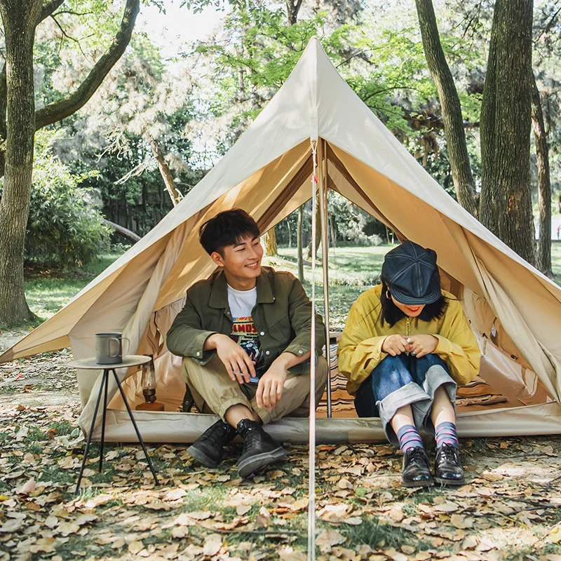 Палатка Naturehike Gen туристическая из хлопка на 3 4 человек уличная дорожная кабина