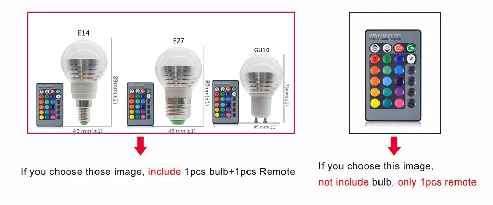 E27 E14 110V 220V GU10 RGB светодиодный светильник 5W rgb-светильник сменный красочный красный-зеленый-синий светодиод лампа с ИК-пультом дистанционного управления+ режим памяти