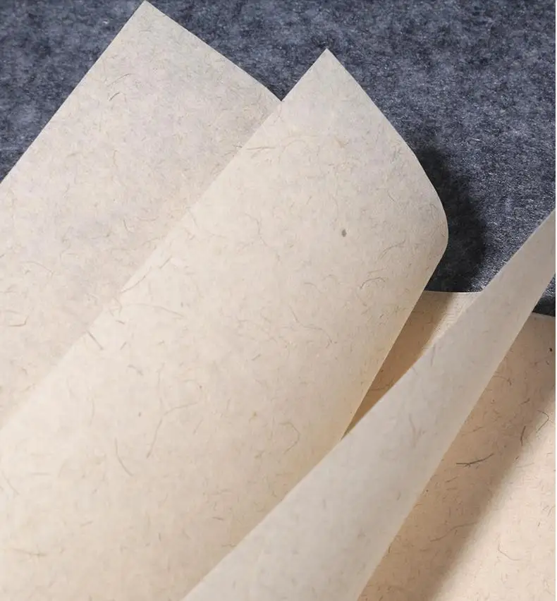 

10pc Chupi jute paper handmade fiber rice paper calligraphy creation rice paper Painting Calligraphy