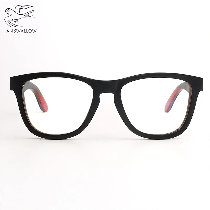 Натуральные мужские деревянные солнцезащитные очки Скейтборд ручной работы