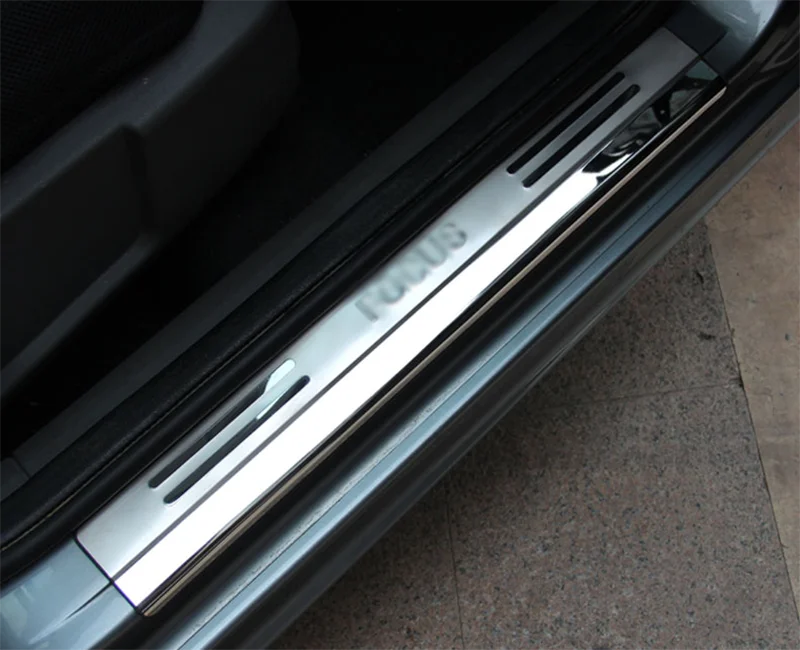 Накладка на порог из нержавеющей стали для Ford Focus 2005-2016 4 шт./компл. | Автомобили и