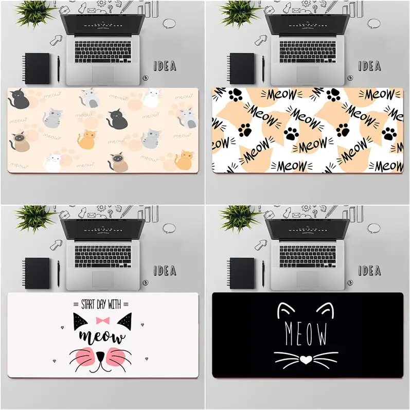 Резиновый коврик для мыши Maiya Meow с изображением милого кота|Коврики мышей| |