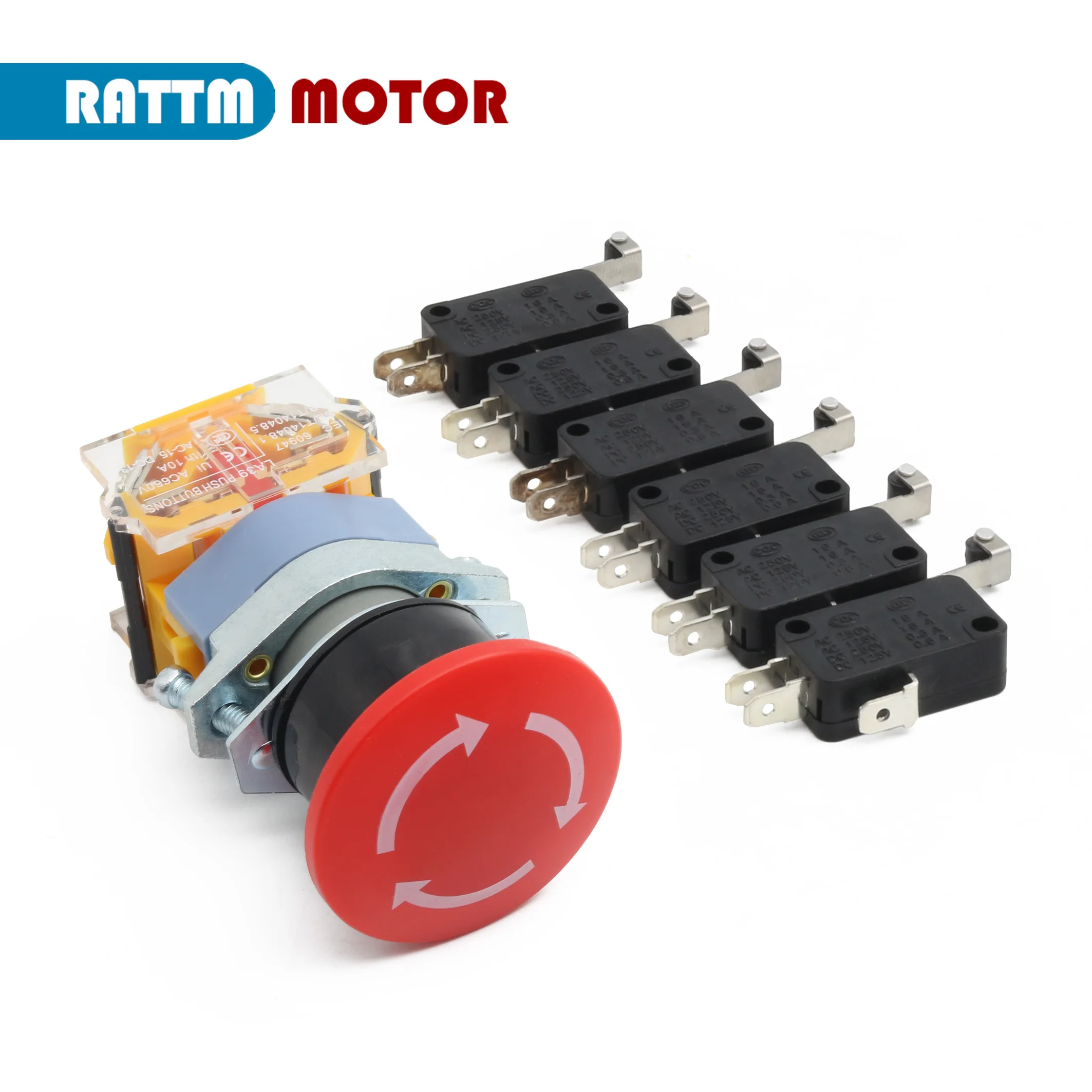 Красный знак аварийный E Stop 22 мм 1 NO NC CNC 6 шт. Ограниченная серия Micro Switch|switch save|switch