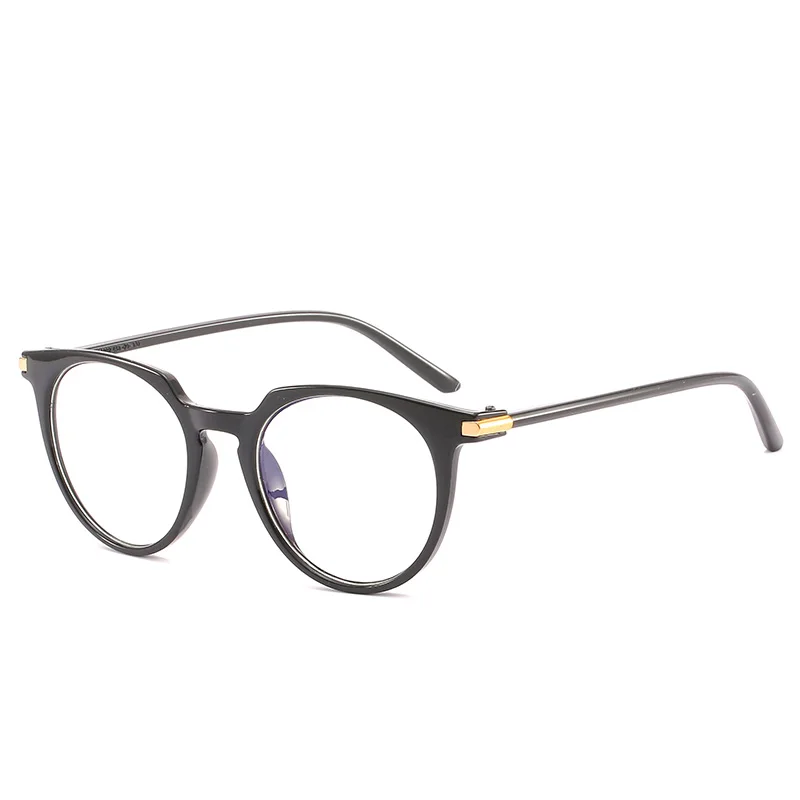 Новинка очки в ульсветильник кой синей оправе женские ретро металлической