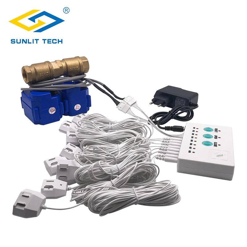 Система сигнализации для умного дома защита от утечки воды датчик протечки 2 шт.