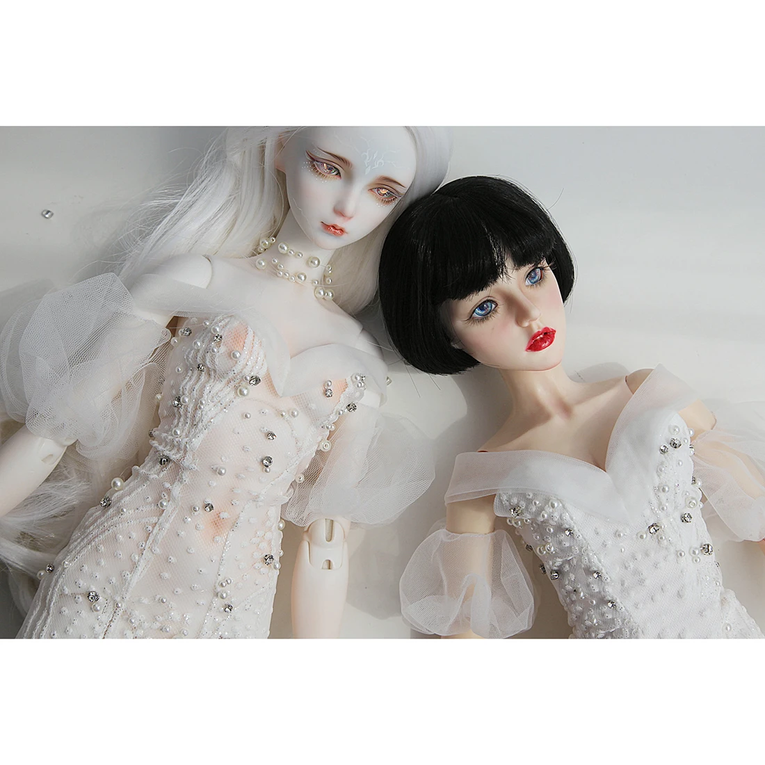 Аксессуары для кукол свадебное платье Одежда 1/3 BJD белого цвета (только одежда без
