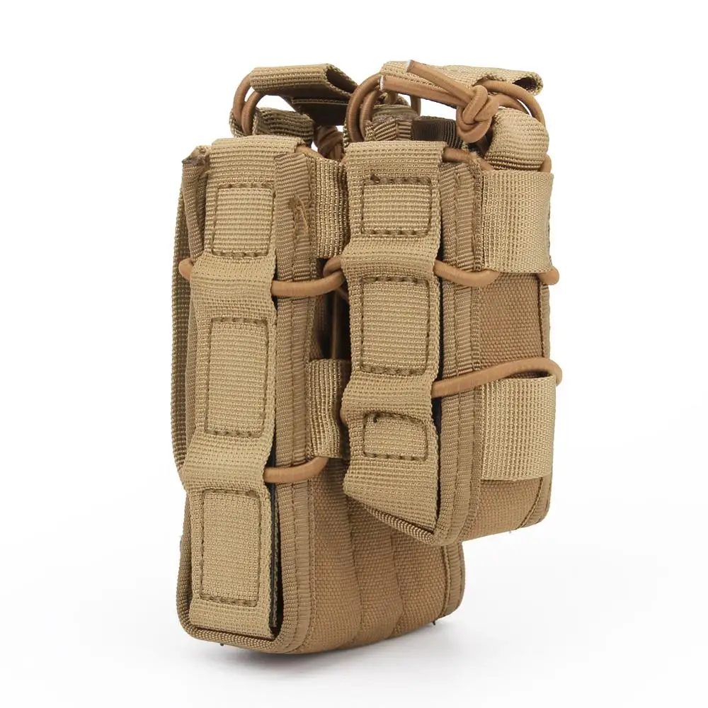 

Molle System Double Magazine Pouch Tactical M4 M14 AK Rifle Hunting Accessories Paintball Airsoft Pouch Military Magazine