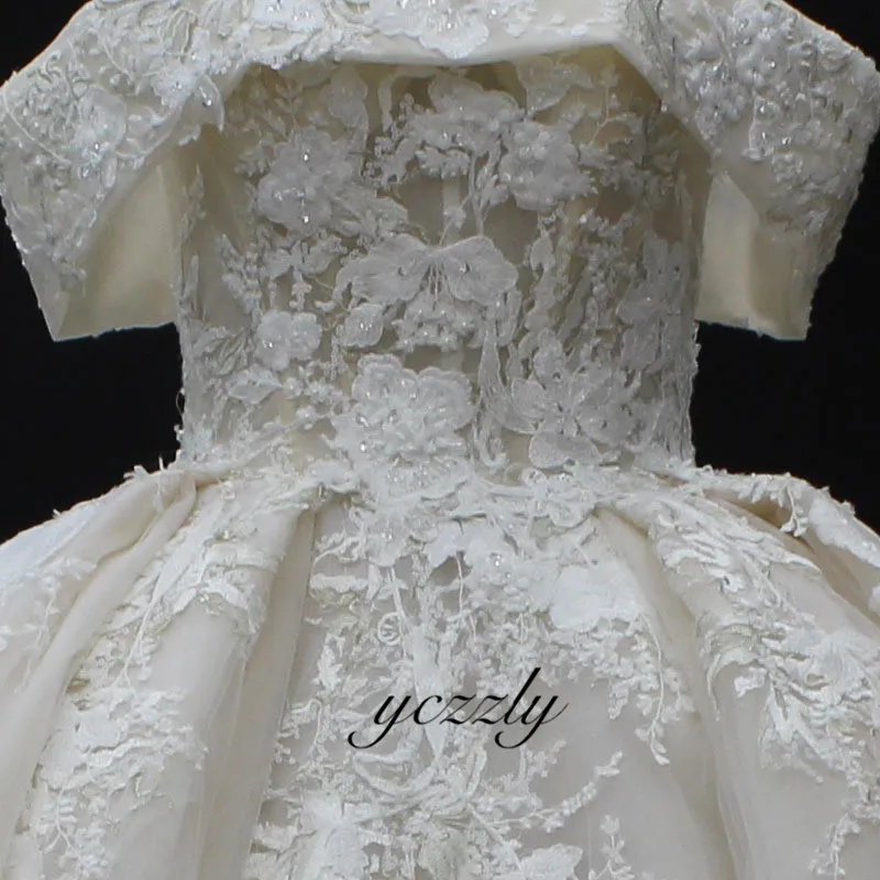 Роскошное бальное платье без бретелек Robe De Mariee свадебные платья принцессы Дубай