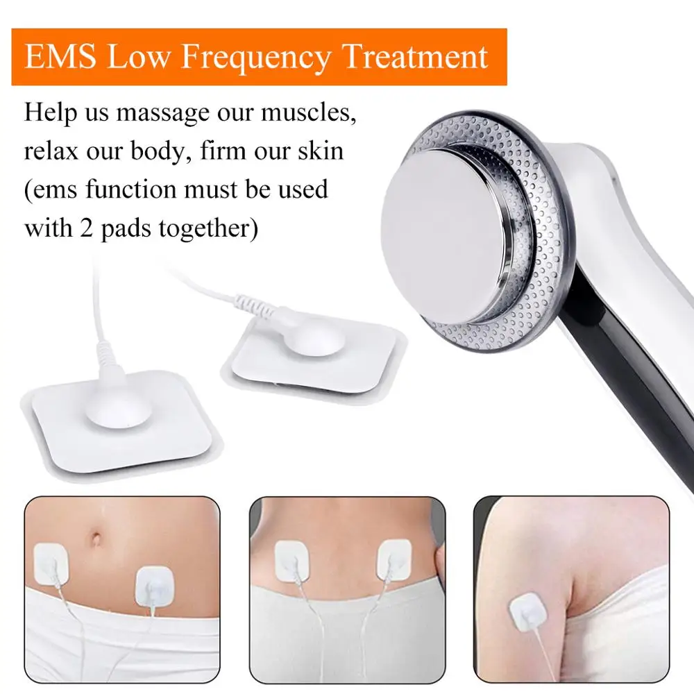 Beste 6in1 Echografie Cavitatie EMS Anti Cellulite Body Afslanken Massager LED Galvanische Ion Ultrasone Therapie Anti Cellulite Machine
