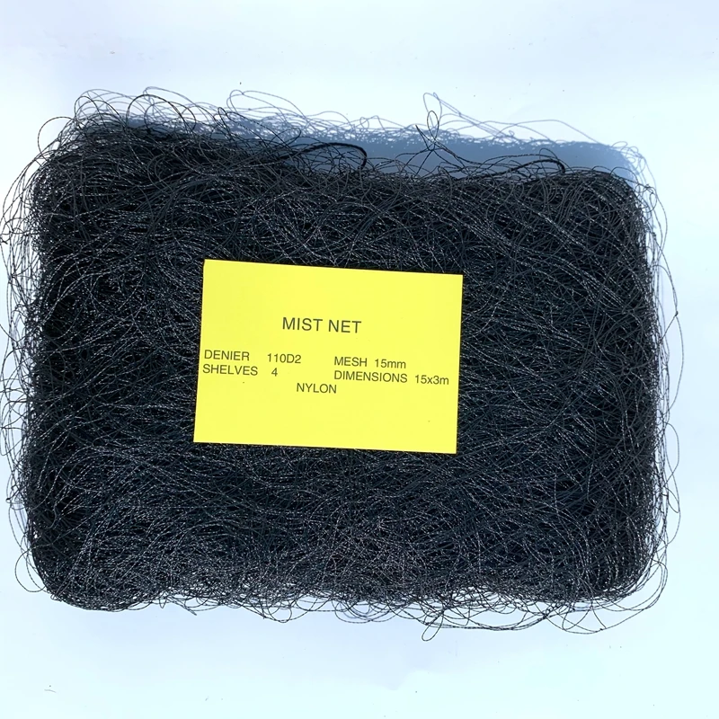 Batawa 3x15 м Mesh15mm 1 шт. 110D/2ply фруктовый сад сельскохозяйственная птица летучая мышь захват ловли Туман Чистая