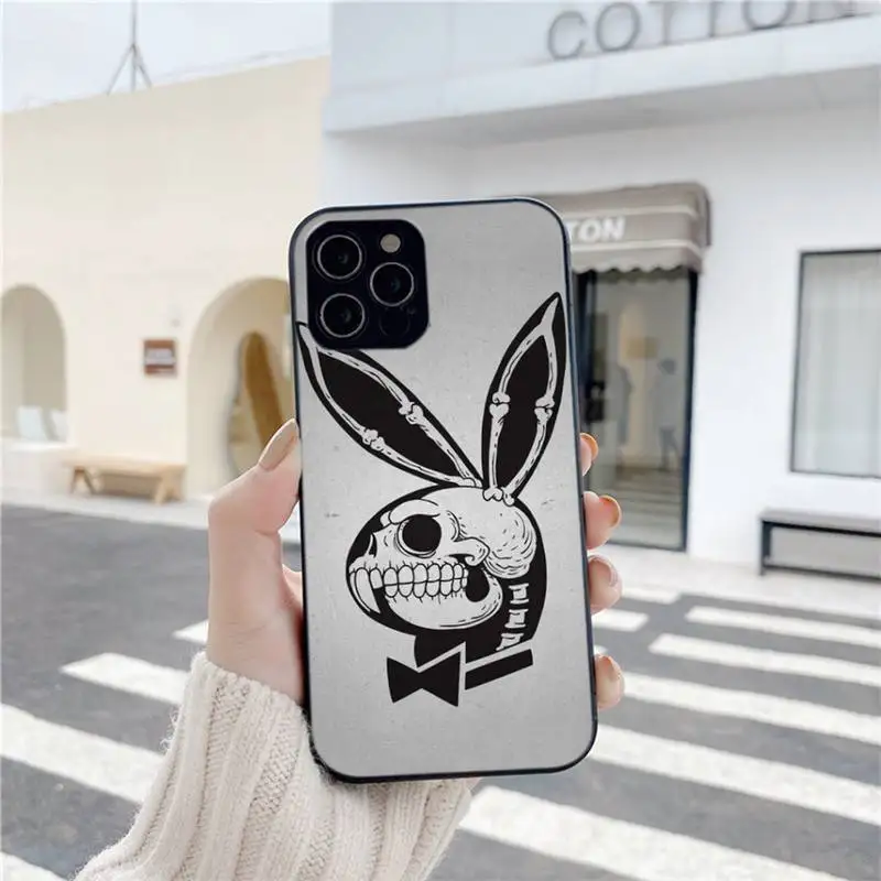 

0 Soft Cover Phone Case For Iphone 6 6s 7 8 Plus XR X XS XSm Famous Brand Play Rabbit Boy