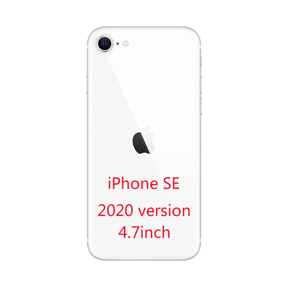For iPhone SE 2020 Case Soft TPU Silicon Phone Cover For Apple iPhoneSE 4.7inch Shell Fundas Bumper black tpu case