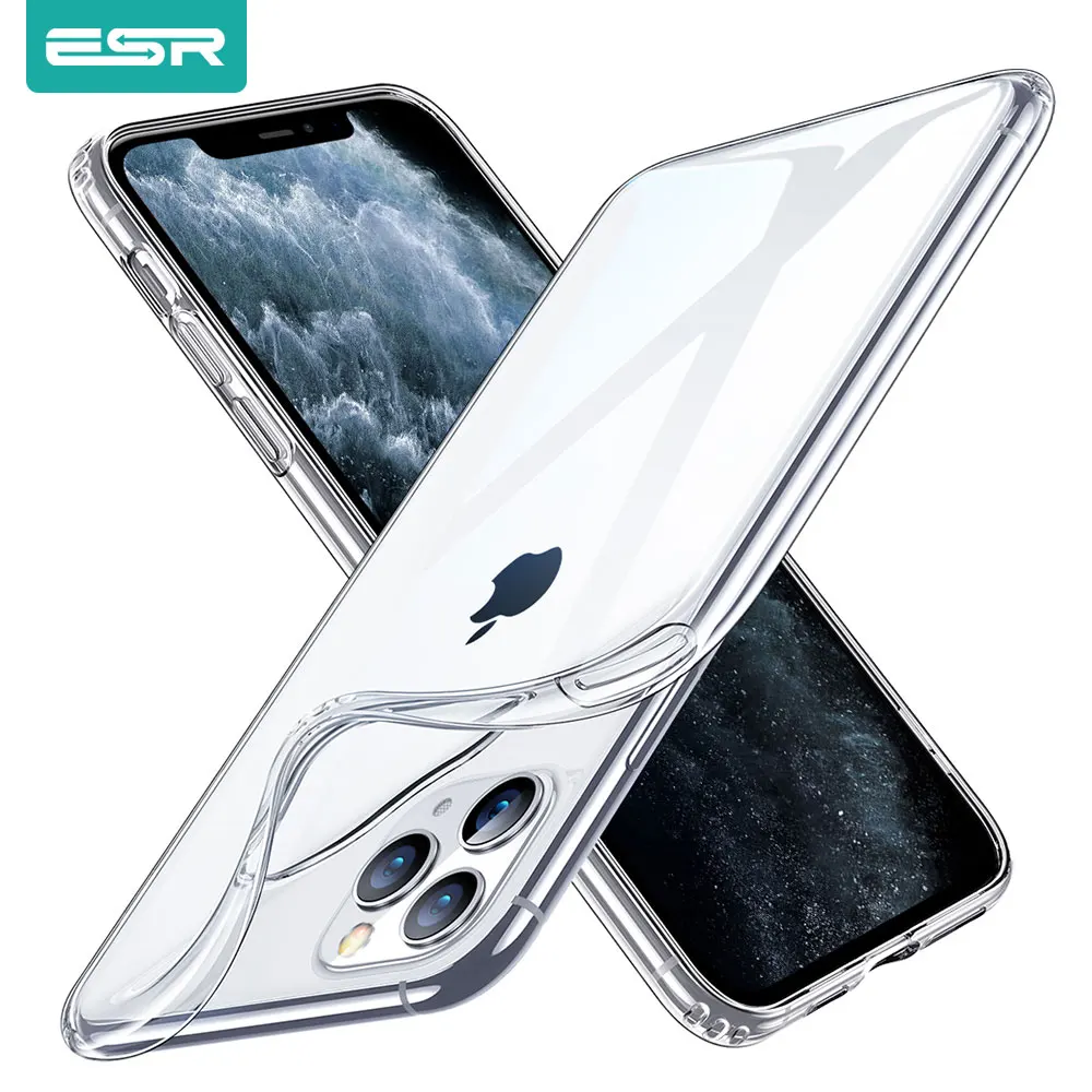 Чехол ESR для телефона iPhone SE 2020 X XS XR 11 Pro Max мягкий прозрачный бампер из ТПУ чехол 11Pro