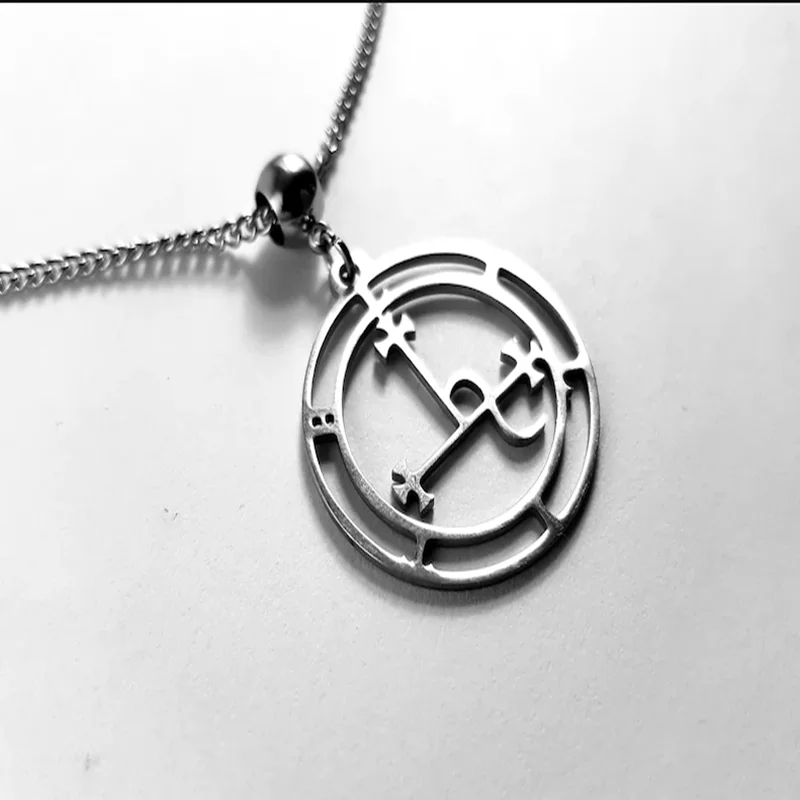 Подвеска Sigil of Lilith из нержавеющей стали демонолатный демонический демон